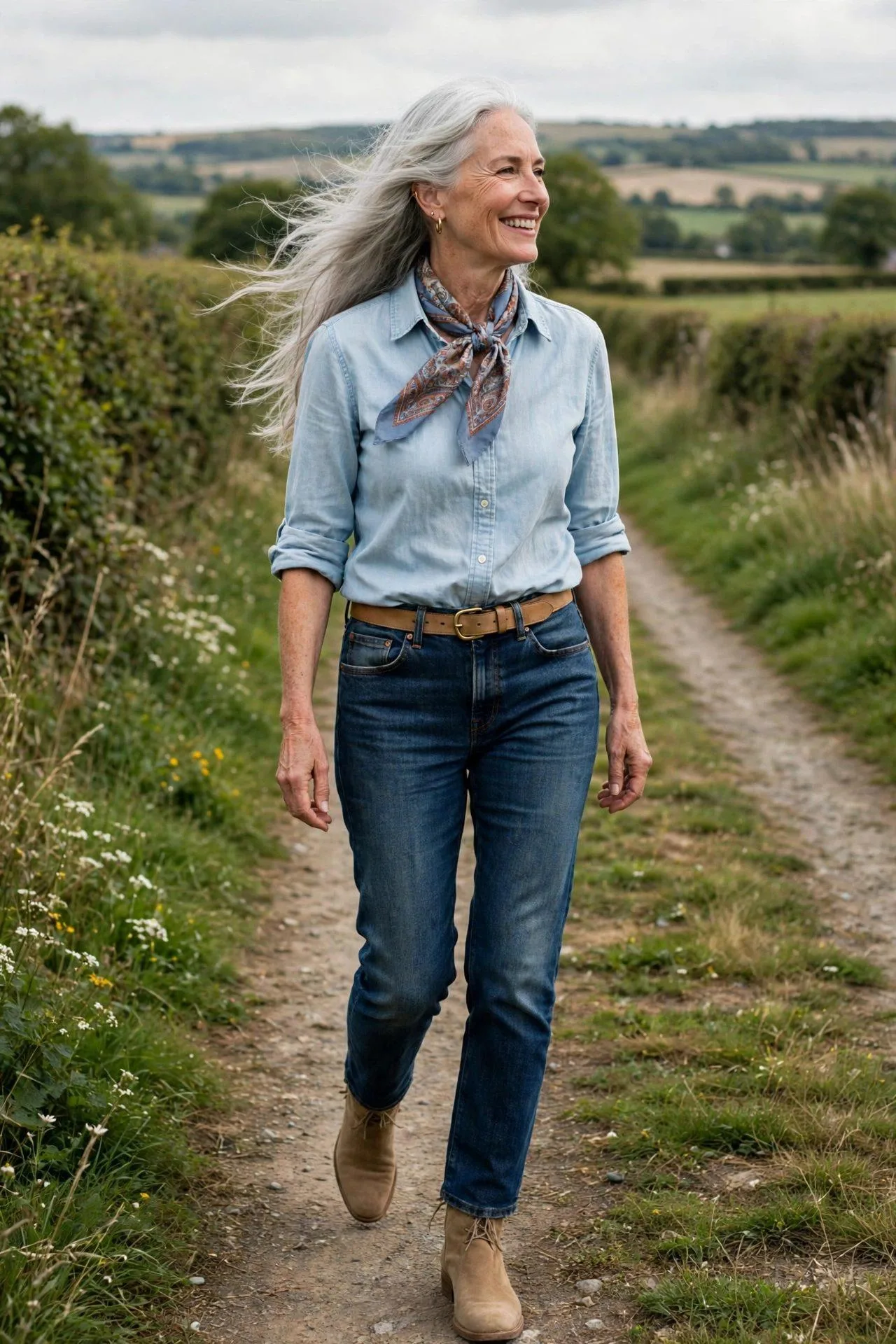 Outfit Inspiration: Denim-on-Denim Tonal