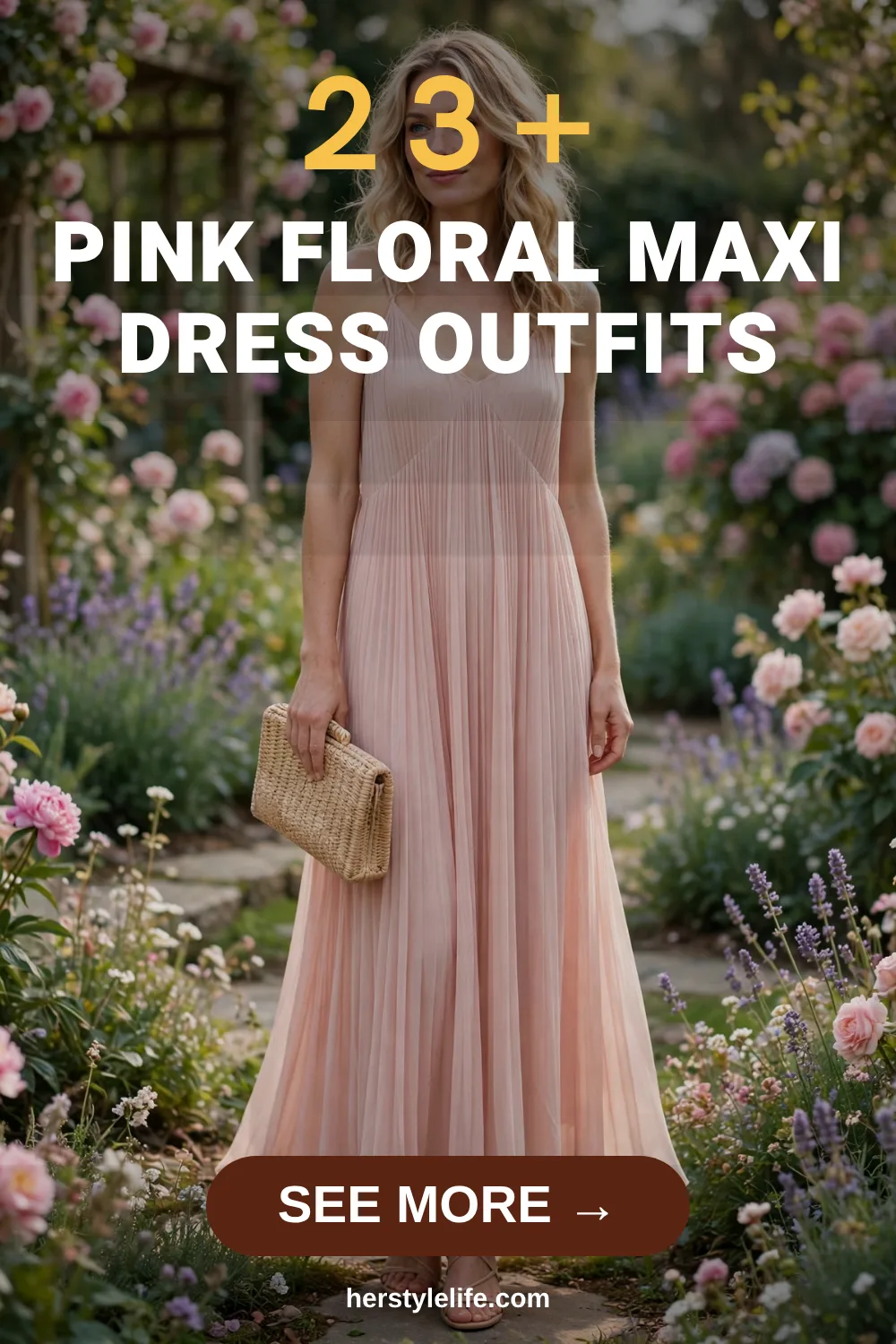 23 Maxi Dress Outfit Ideas for 2026 That Feel Fresh Feminine and Unforgettable with Pink & Floral