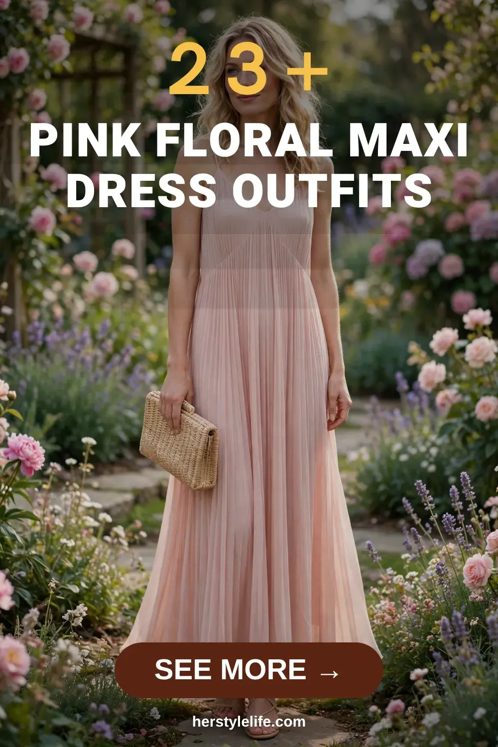 23 Maxi Dress Outfit Ideas for 2026 That Feel Fresh Feminine and Unforgettable with Pink & Floral