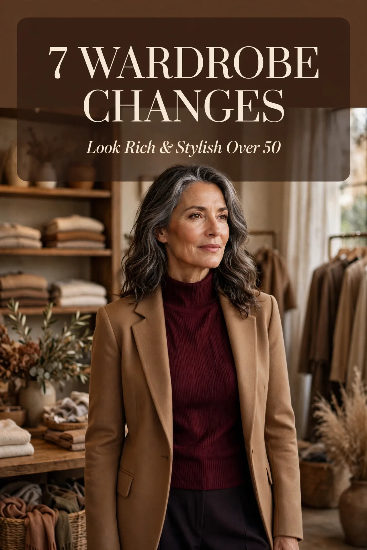 7 Simple Wardrobe Changes That Make Women 50+ Look Rich and Stylish