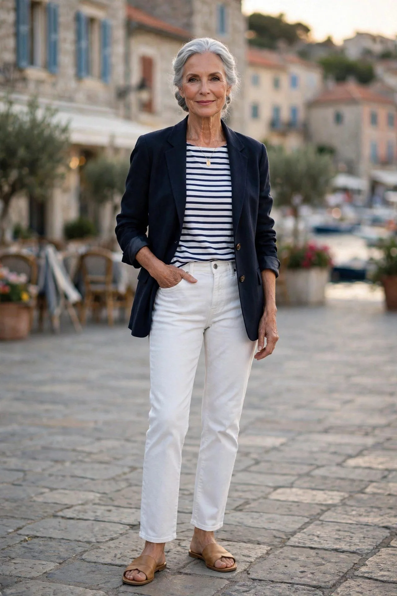 The Unstructured Navy Blazer