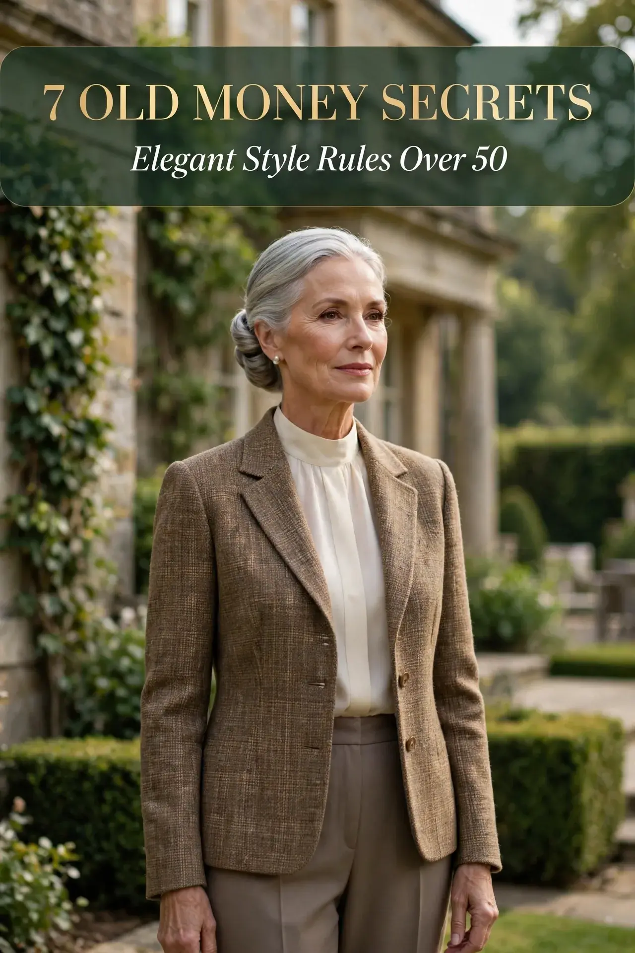 7 Old Money Style Secrets Elegant Women Over 50 Never Ignore