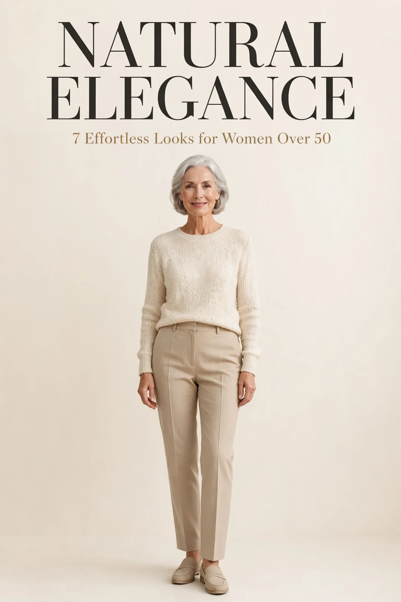 Natural Elegance: 7 Effortless Fashion Looks for Women Over 50