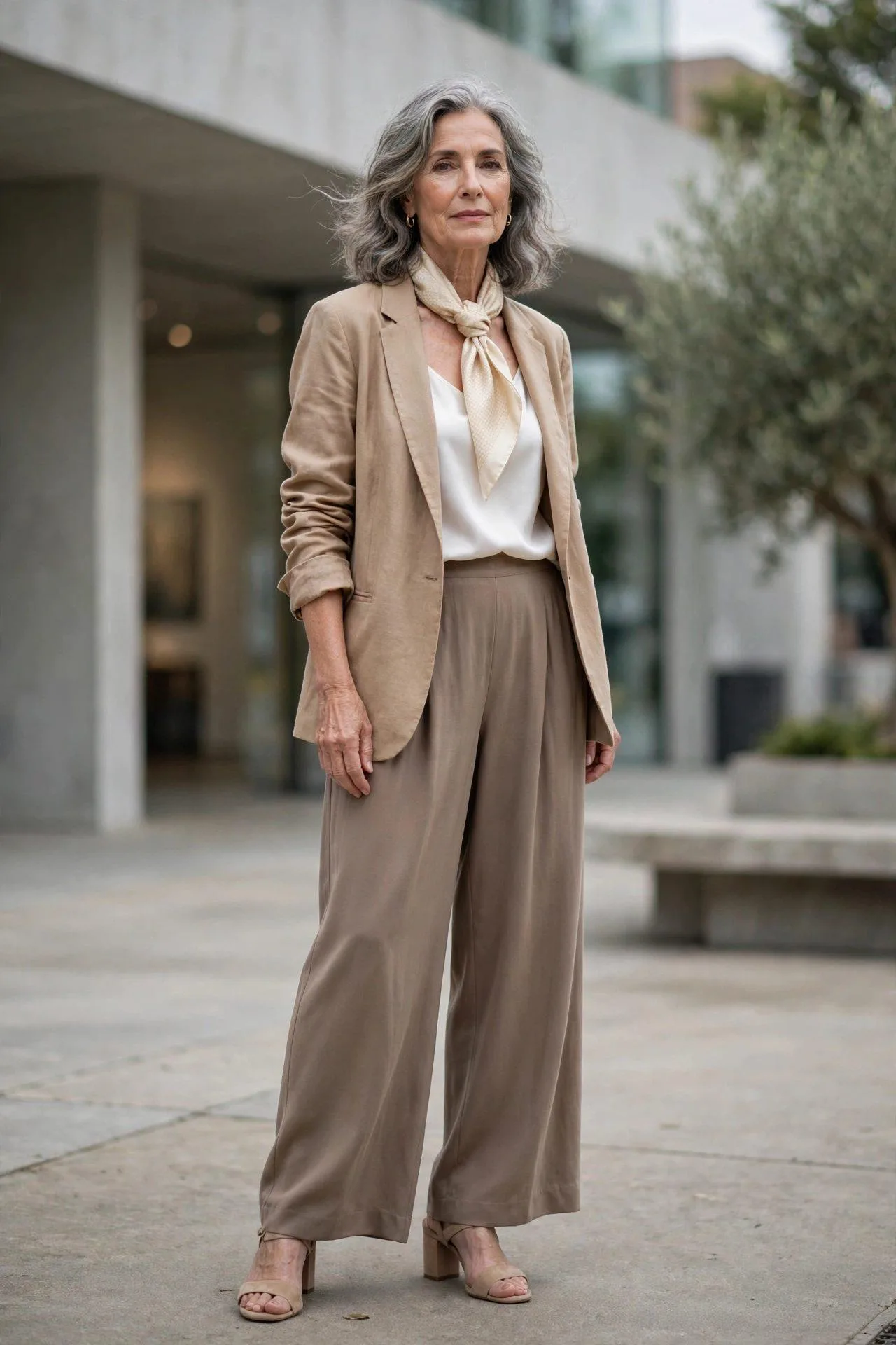 Relaxed Tailoring: Soft Blazer + Fluid Trousers
