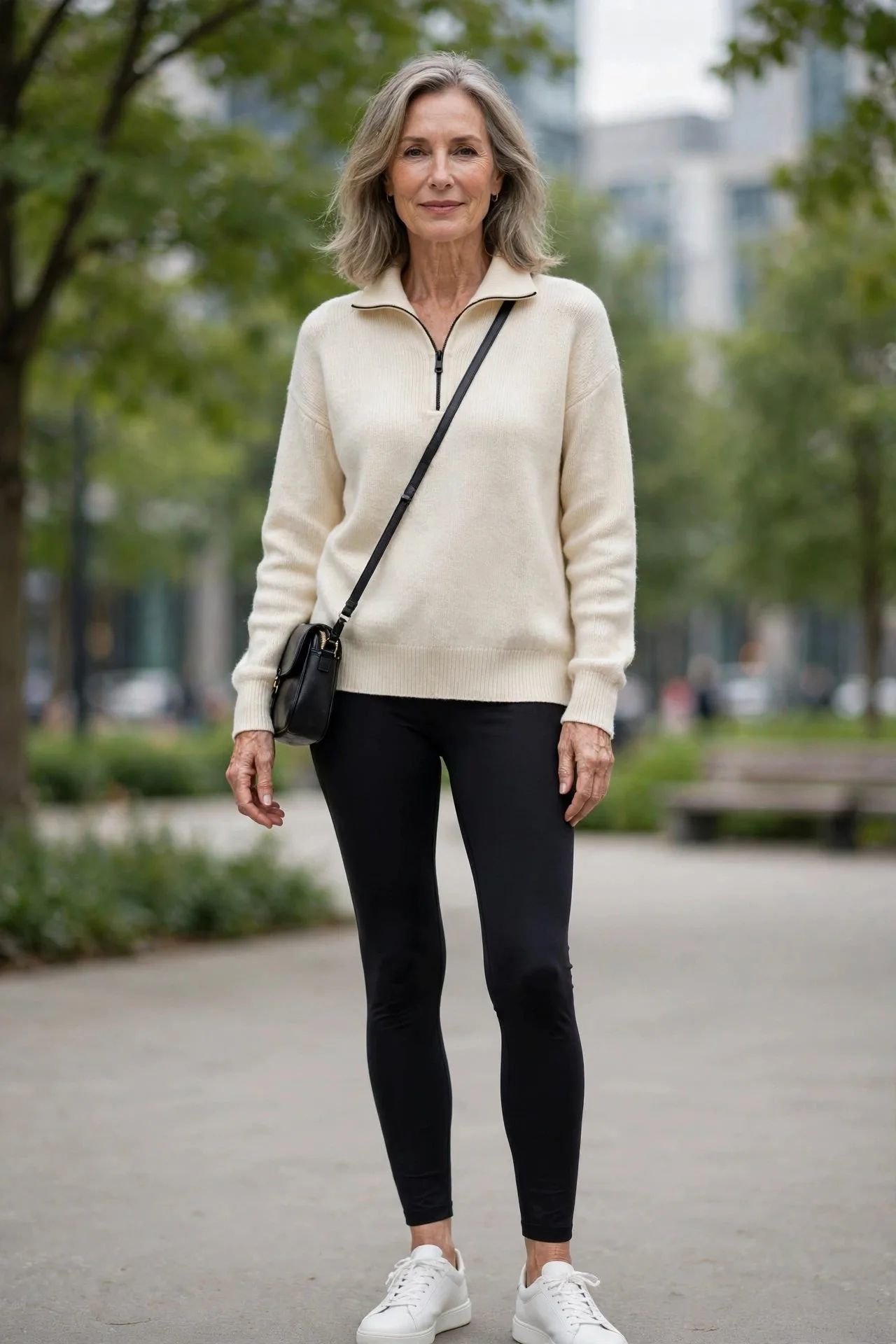 Burgundy Tunic + Black Ankle Boots (Fall)