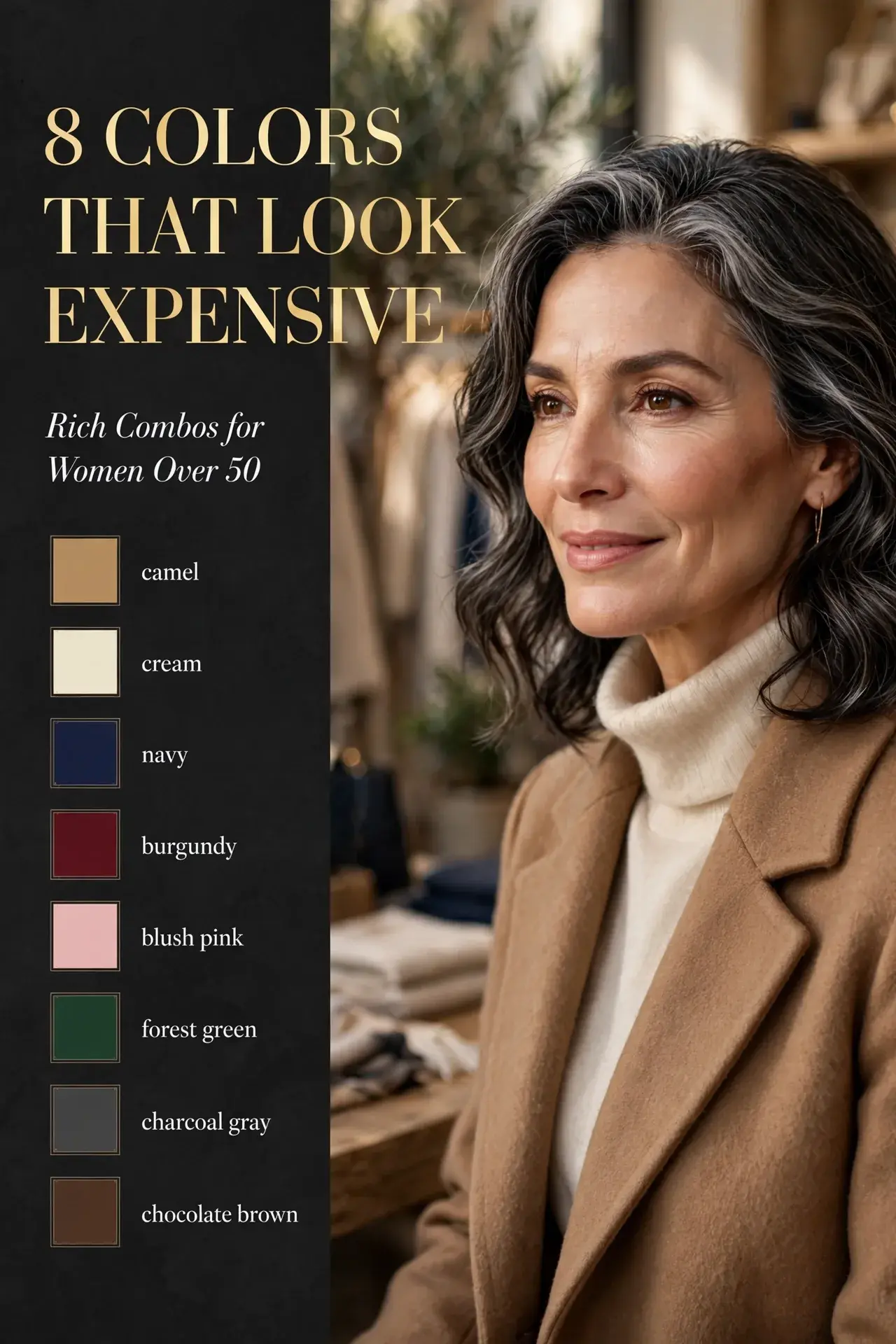 8 genius color combinations to look expensive, elegant and rich over 50