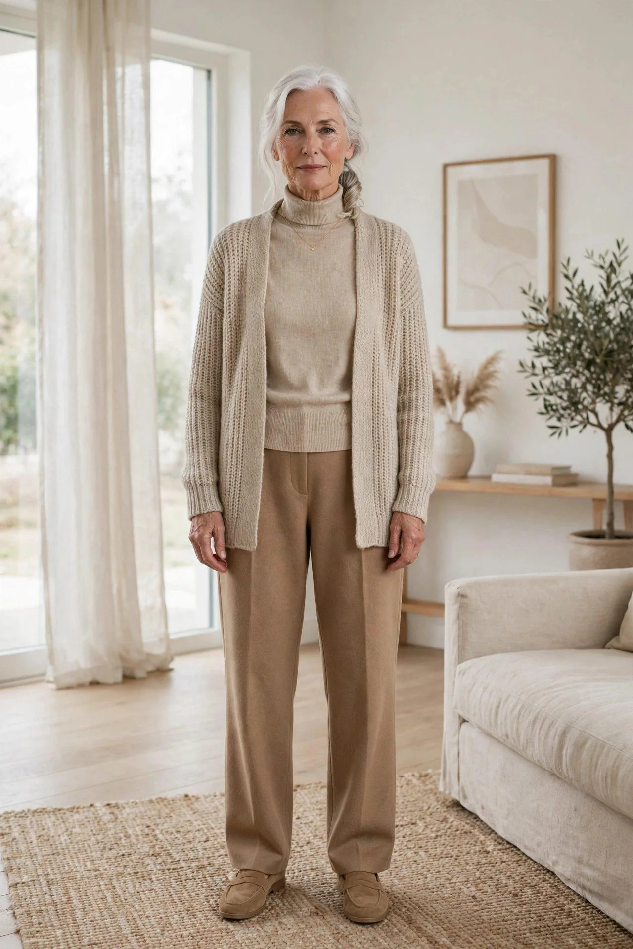 Outfit Inspiration: Monochrome Beige Layers