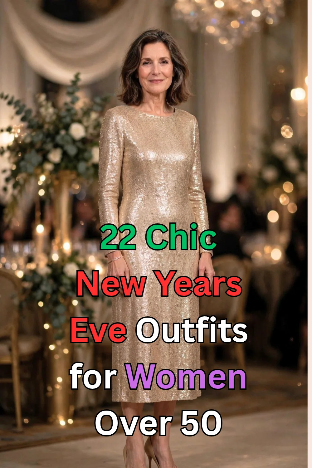 22 Chic New Years Eve Outfits for Women Over 50