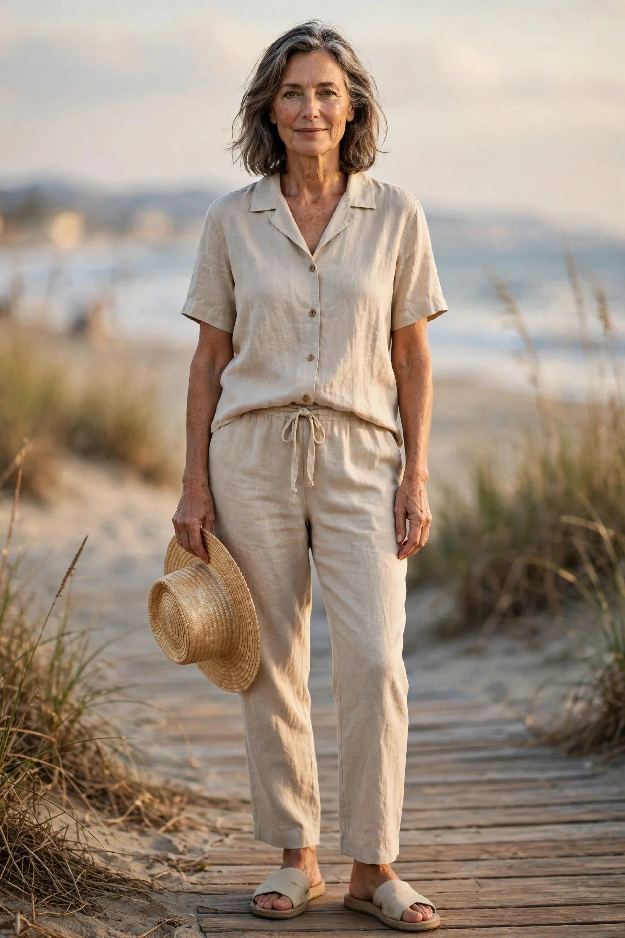 Linen-on-Linen Matching Set