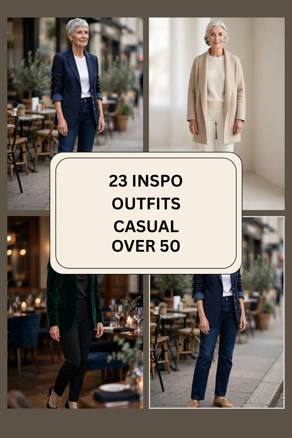 23 Stylish Outfits for Women Over 50 with Chic Style & Effortless Style