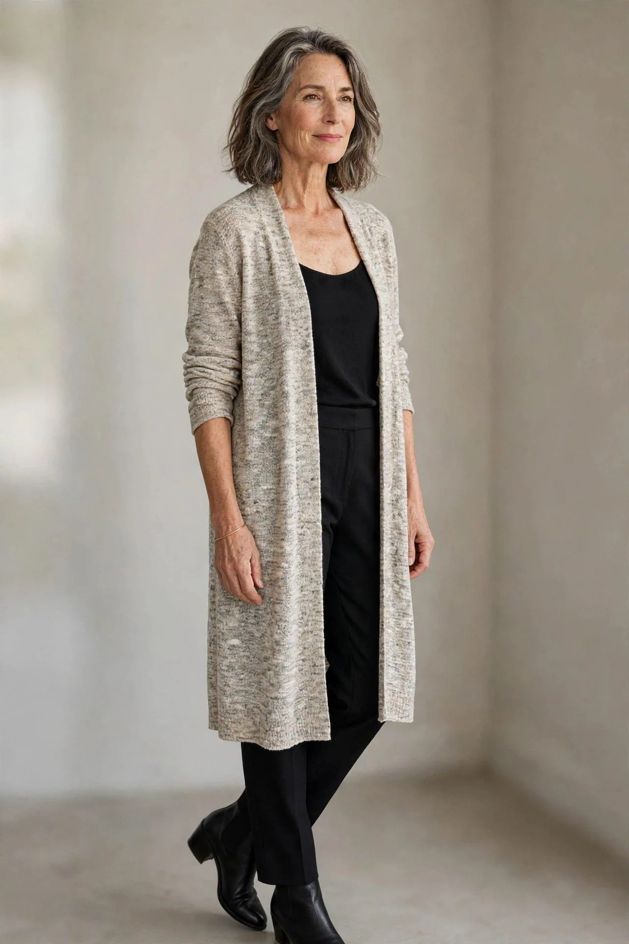The Long Open Cardigan Columns