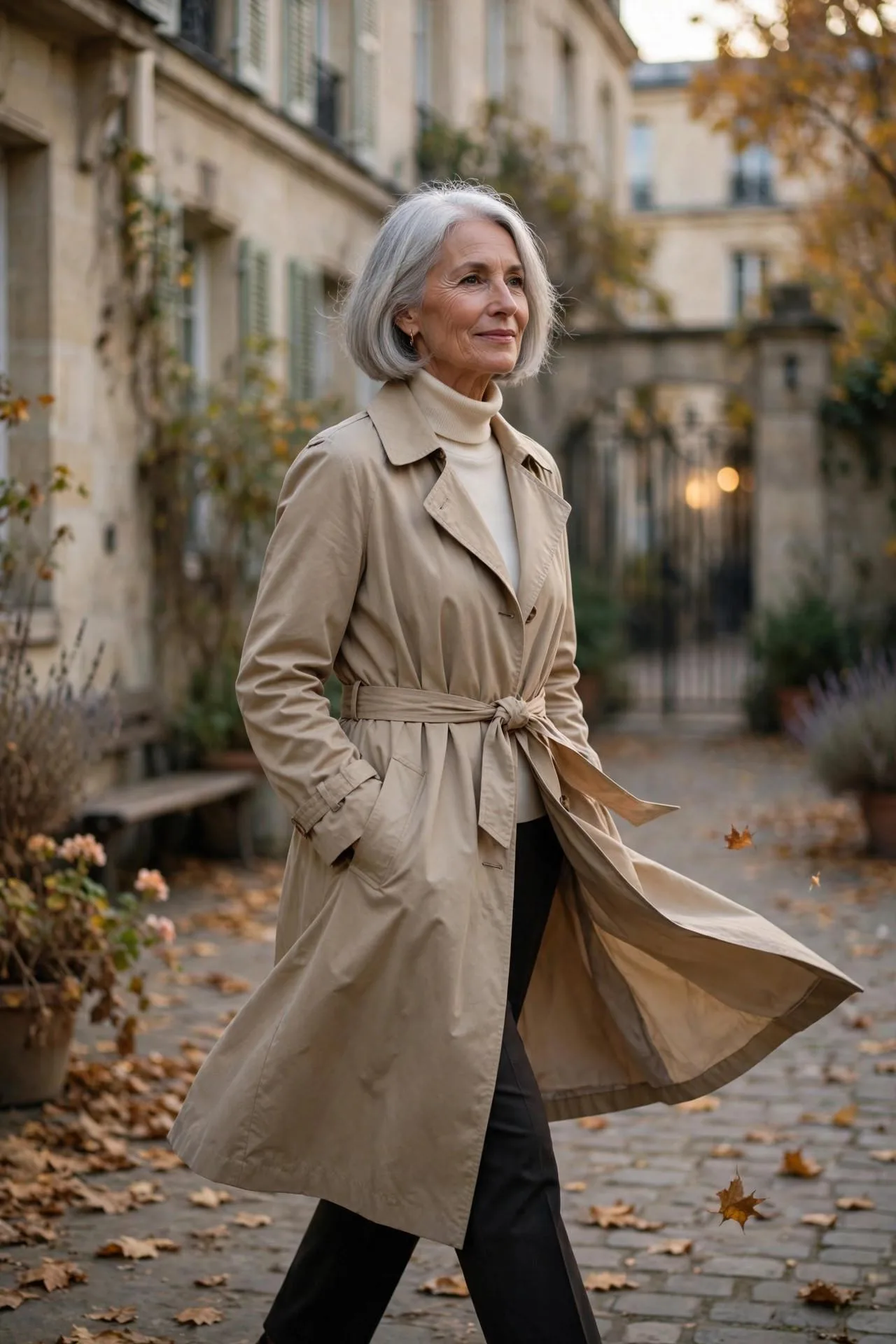 How to Dress Parisian Style Over 60