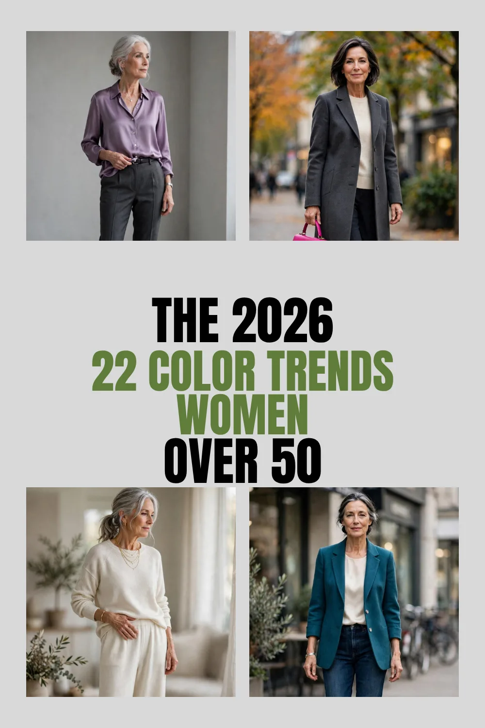 22 The 2026 Color Trends Women Over 50 Should Add to Their Wardrobe with Chic Style