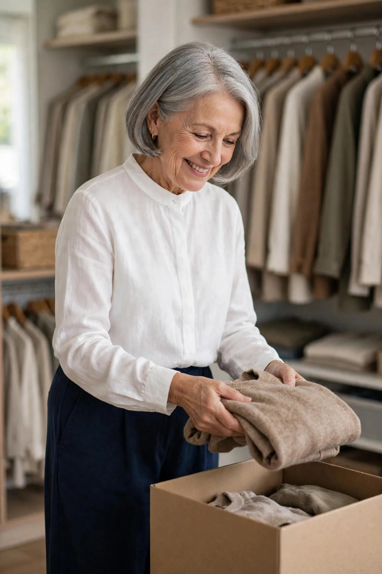 7 Simple Wardrobe Changes That Make Women 50+ Look Rich and Stylish