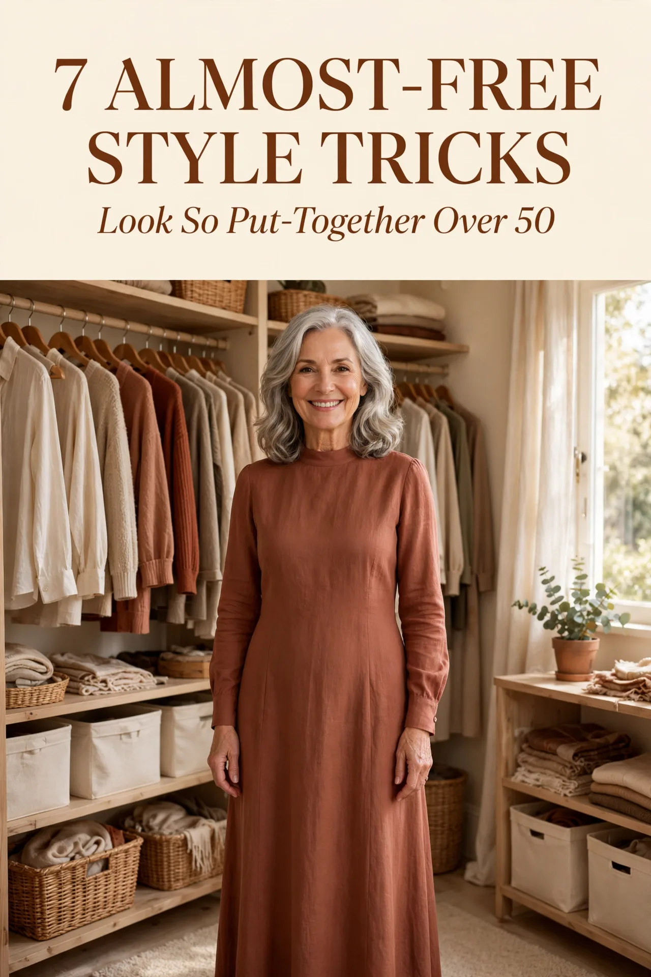 7 Almost-Free Tricks That Make Women Over 50 Look So Put-Together